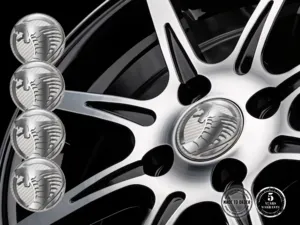 Domed Emblem Logo Perfect Wheel Sticker